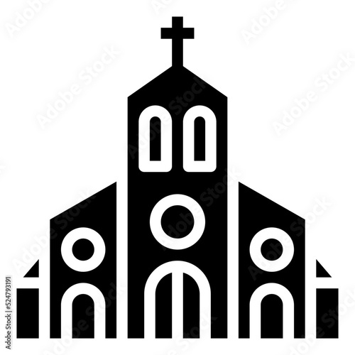 CHURCH glyph icon