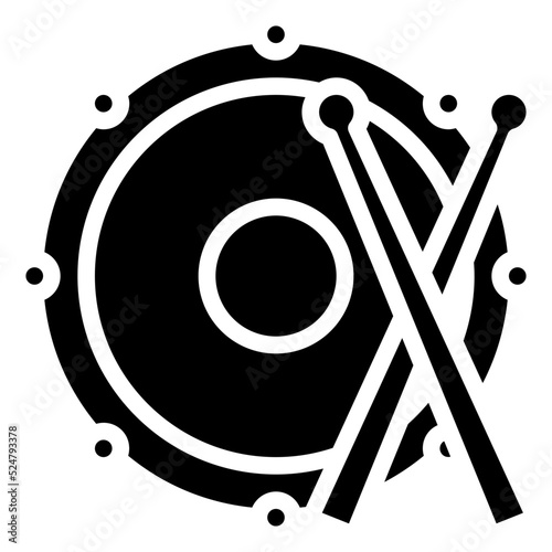 DRUMS glyph icon