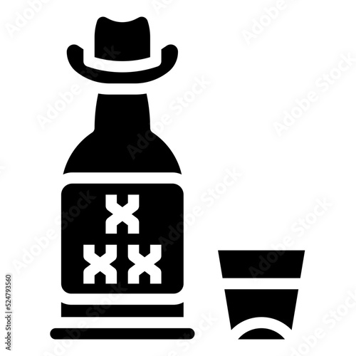 ALCOHOL glyph icon