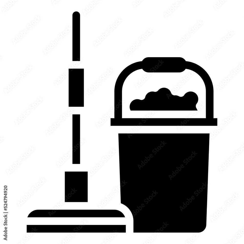 FLOOR CLEANING glyph icon FLOOR CLEANING glyph icon