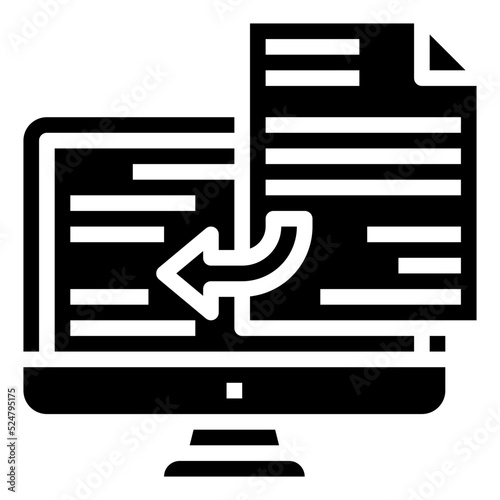 DIGITIZE glyph icon