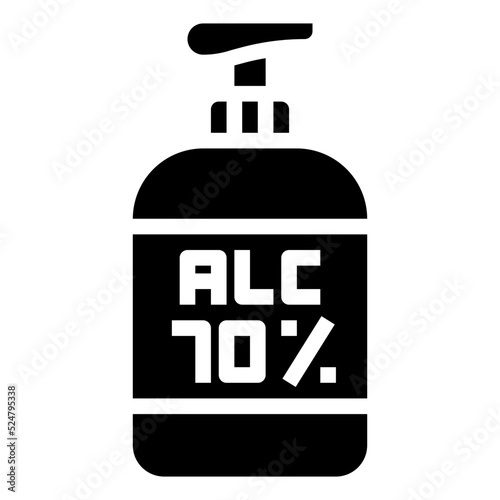 ALCOHOL glyph icon