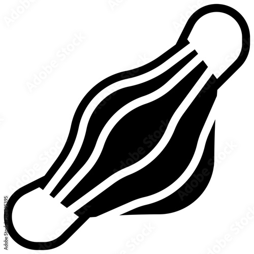 MEDICAL MASK glyph icon