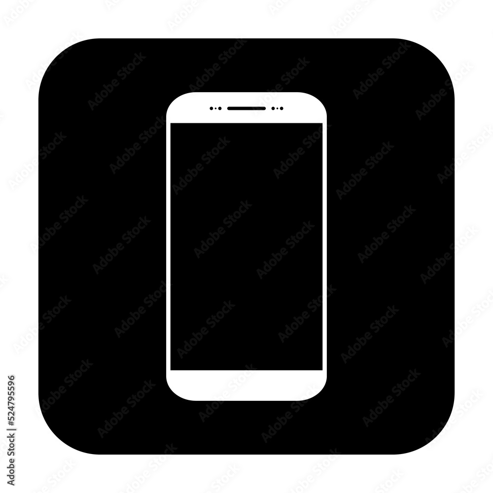 Mobile telephone symbol, smartphone icon button, chat web internet communication vector illustration Mobile telephone symbol, smartphone icon button, chat web internet communication vector illustration