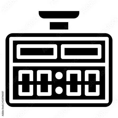 SCOREBOARD glyph icon