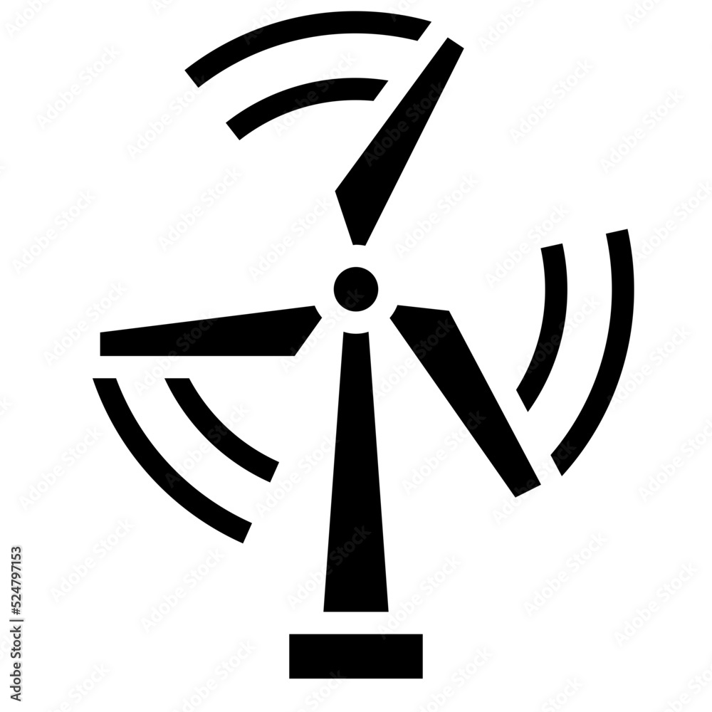 WIND MILL glyph icon WIND MILL glyph icon
