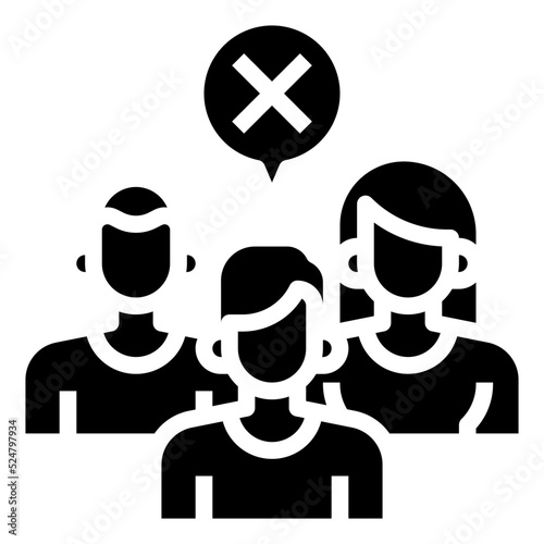 PASSIVE CANDIDATE glyph icon