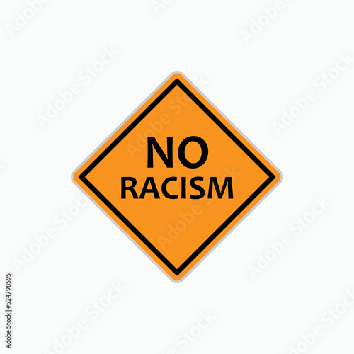 No Racism Icon. Equality Sign Symbol - Vector.