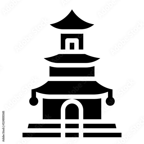 PAGODA glyph icon