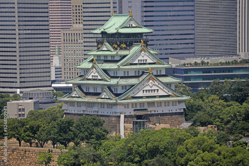 Fototapeta premium 大阪城 天守閣
