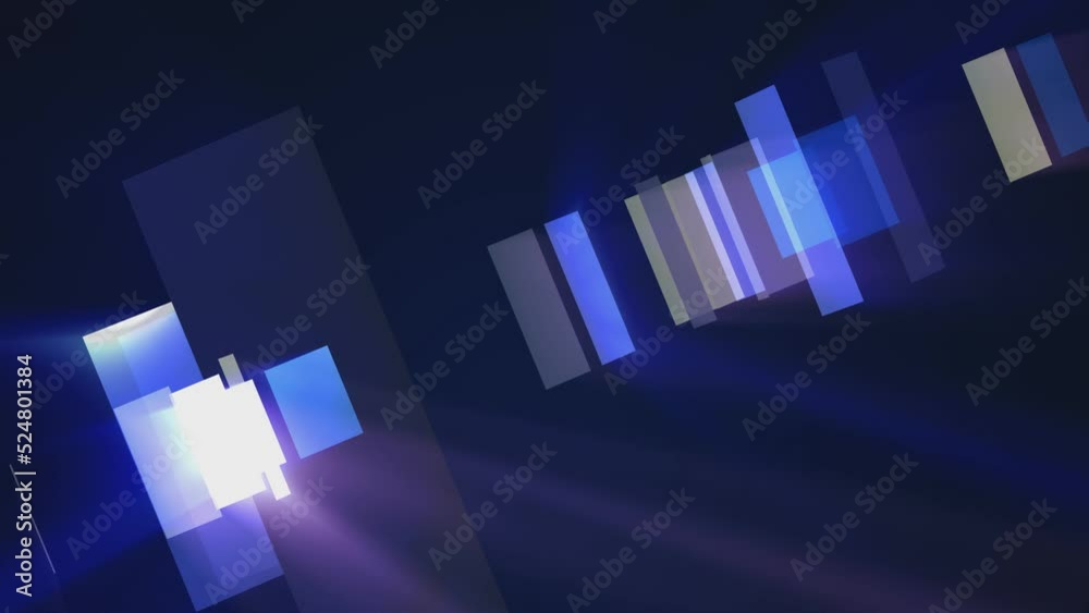Titel- und Vorspann-Hintergrund mit leuchtend metalischen Tafeln