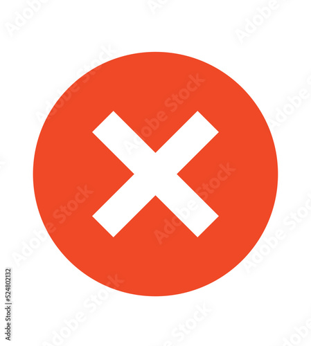 Free Download Cross sign element. Red grunge X icon. Check mark symbol NO. Close icon. Red Cross. Incorrect. - GFXLoad