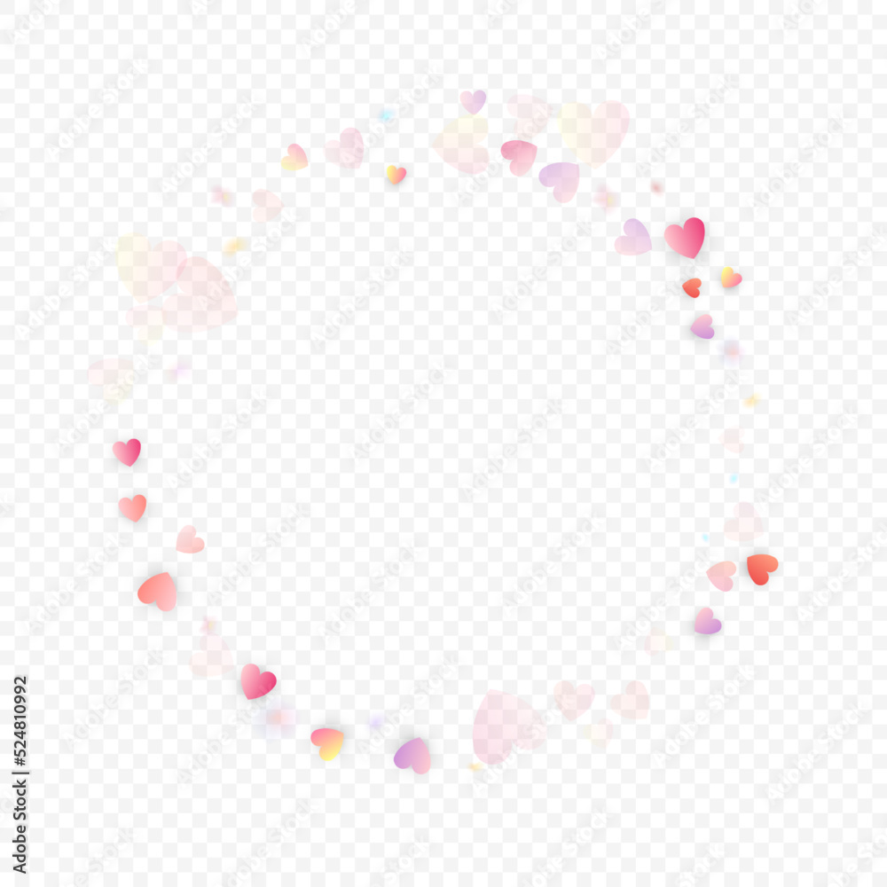 heart love vector confetti frame valentine pink heart love vector confetti frame valentine pink