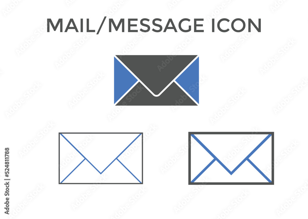 Set of Email icons. envelope icon vector illustration for website and SEO colorful Set of Email icons. envelope icon vector illustration for website and SEO colorful