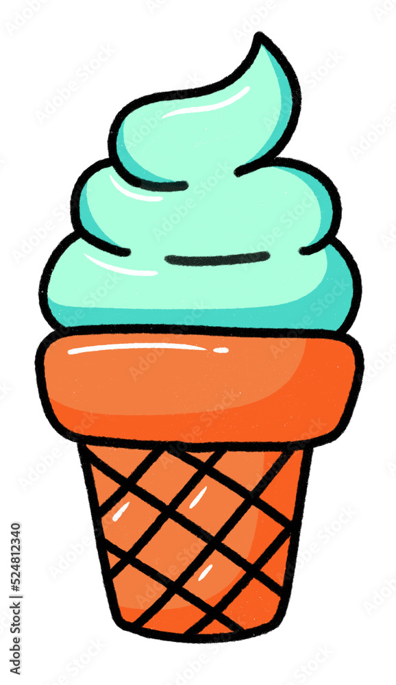 ice cream in cone icon ice cream in cone icon