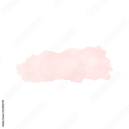 Rose Pastel Watercolor Splash