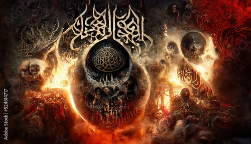 Heavy Metal Album Movie Poster Cover Horror Style Printable 