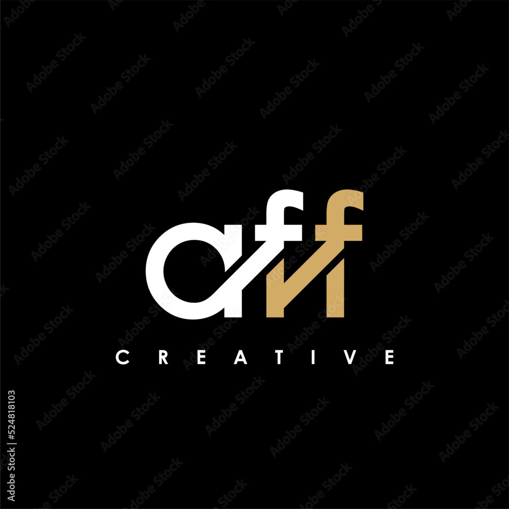 AFF Letter Initial Logo Design Template Vector Illustration Stock ...