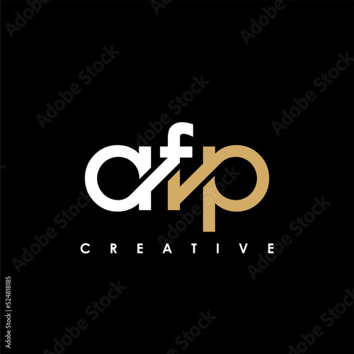 AFP Letter Initial Logo Design Template Vector Illustration photo