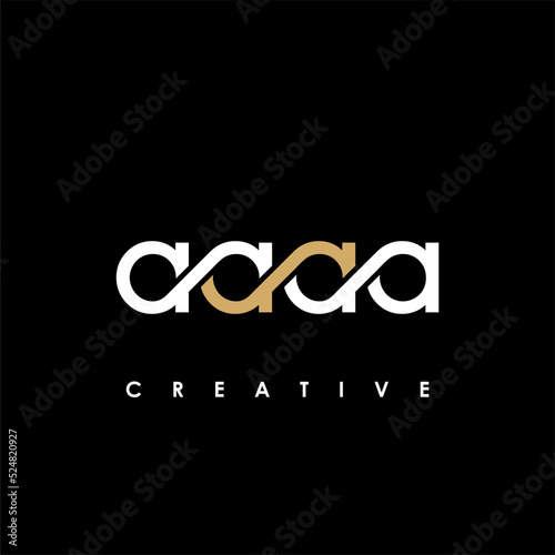 AAAA Letter Initial Logo Design Template Vector Illustration photo