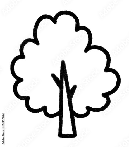 Tree line icon