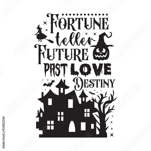 Fortune teller future past love destiny svg