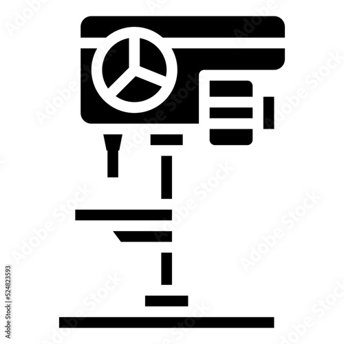 DRILLING MACHINE glyph icon