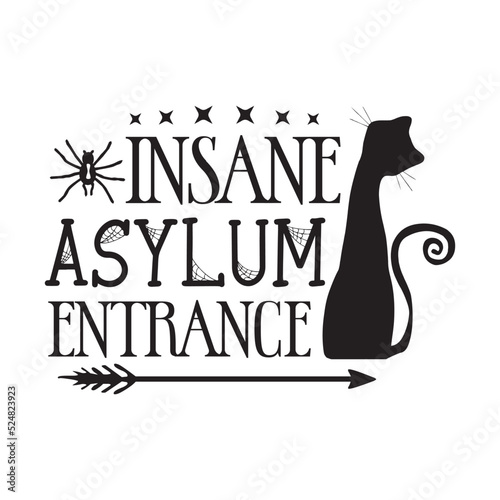 Insane asylum entrance svg