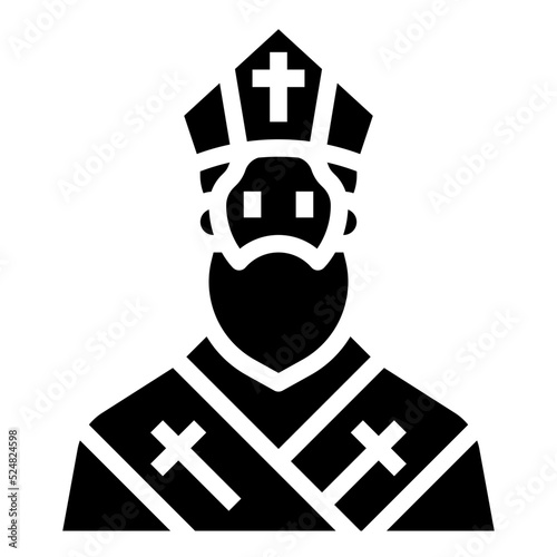 SAINT PATRICK glyph icon