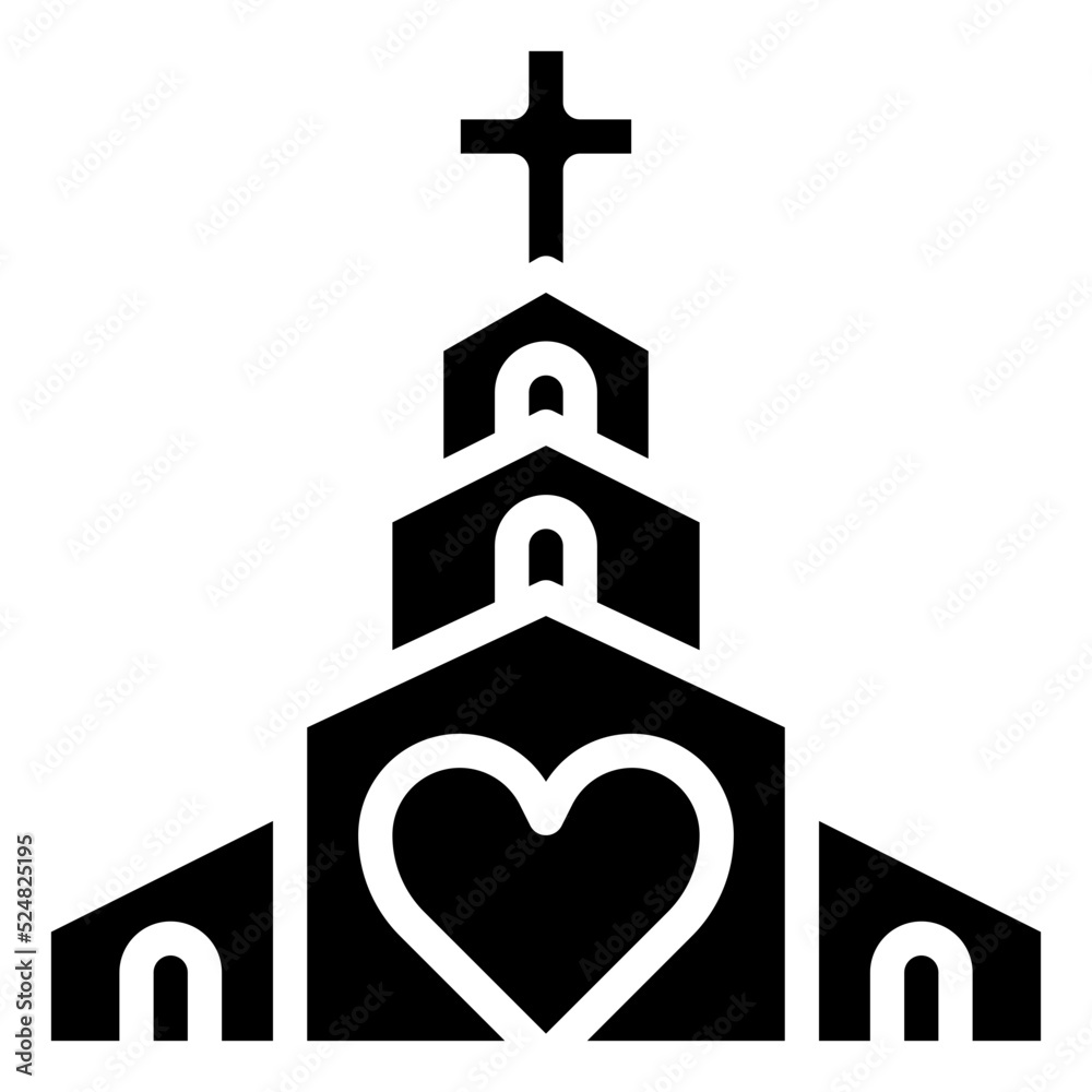 CHURCH glyph icon