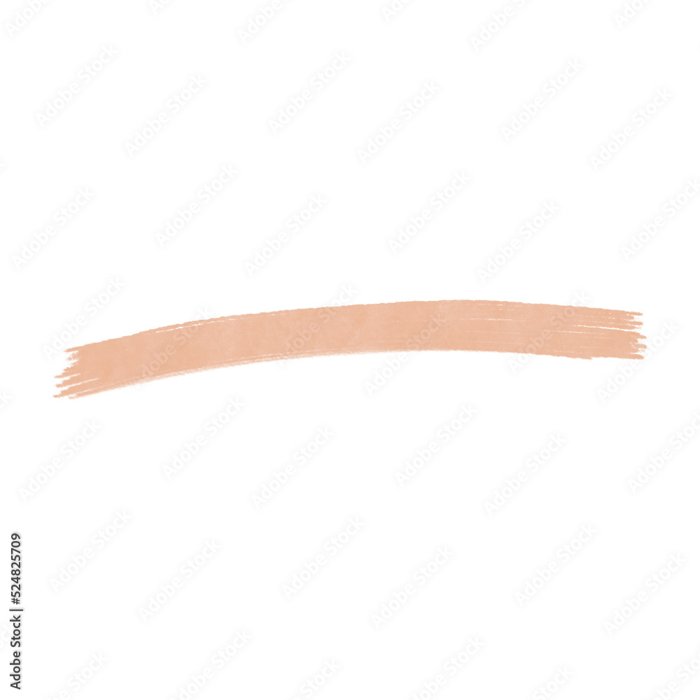 Obraz premium orange watercolor brushstroke