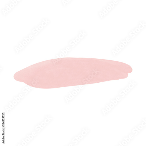 pink watercolor brushstroke
