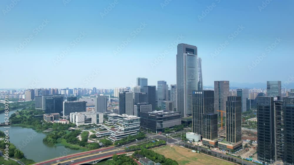 Urban scenery of Ningbo City, Zhejiang Province, China Urban scenery of Ningbo City, Zhejiang Province, China