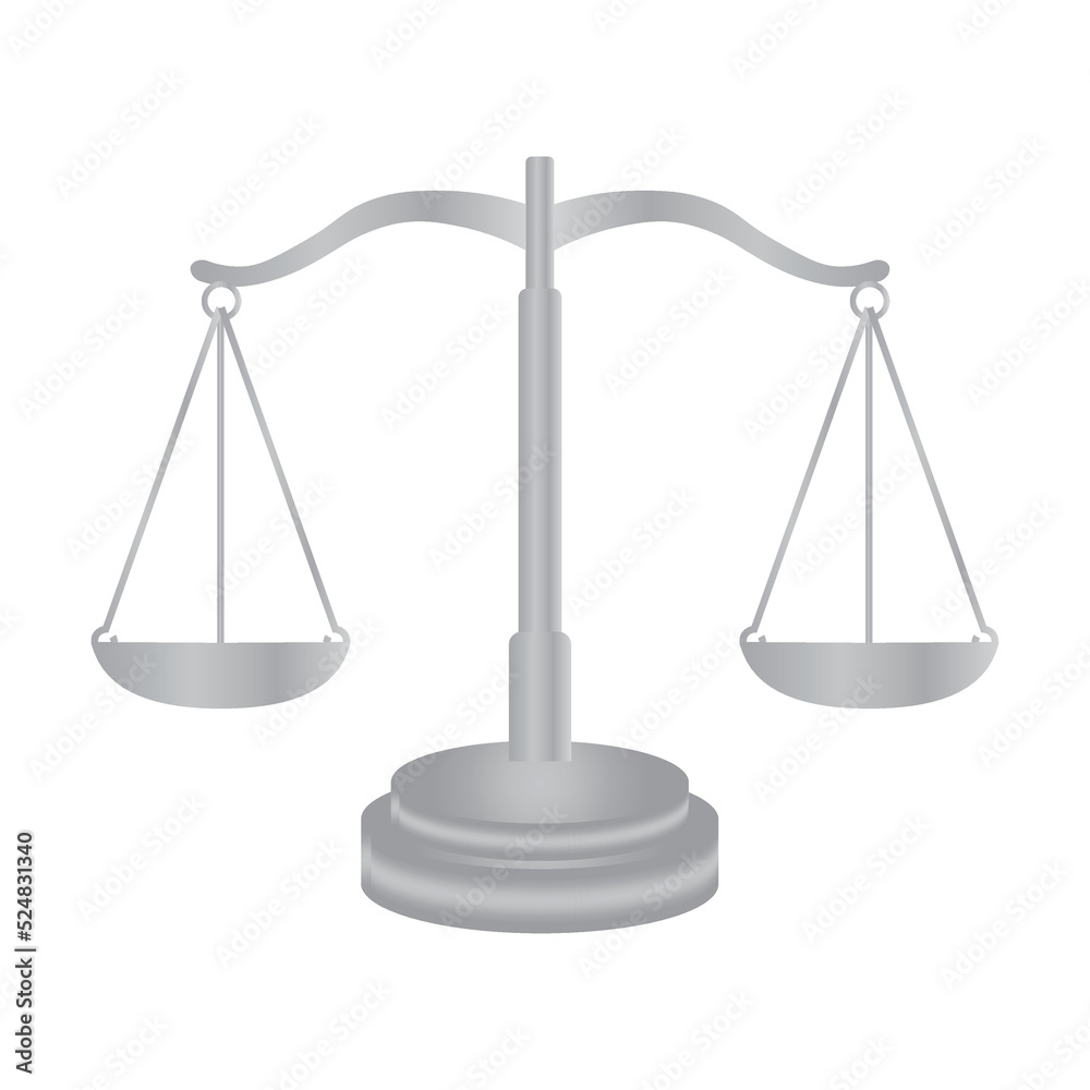 scales of justice isolated scales of justice isolated