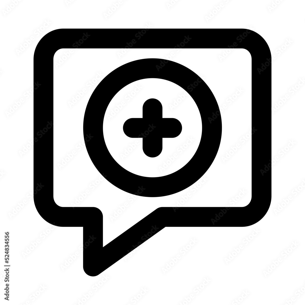 Obraz premium Hospital Icon Outline