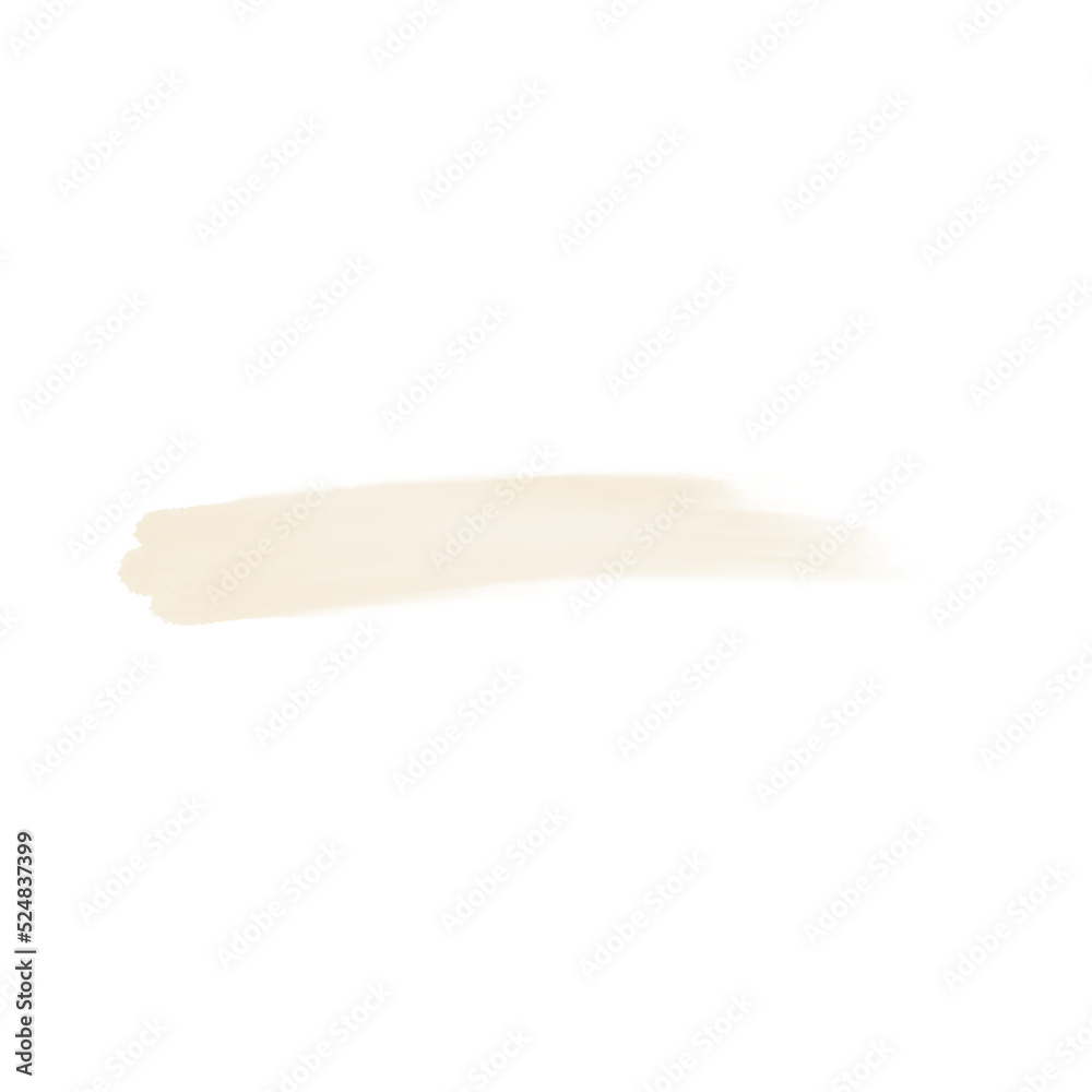 cream watercolor brushstroke
