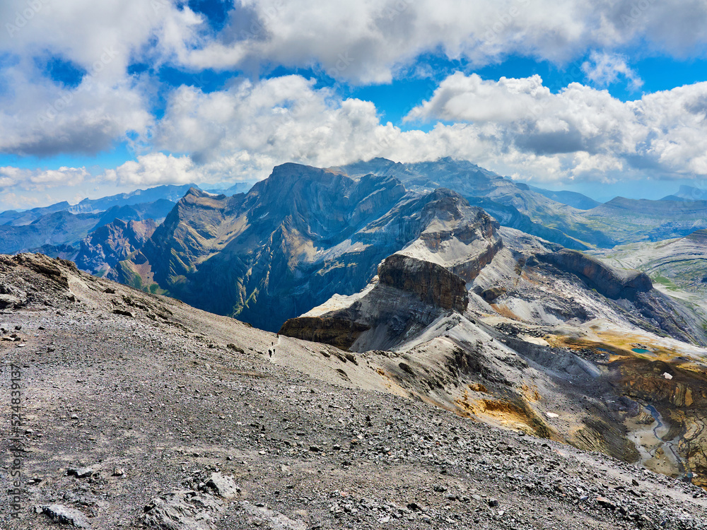 Paisajes durante la subida al monte Tallón desde Gavarnie