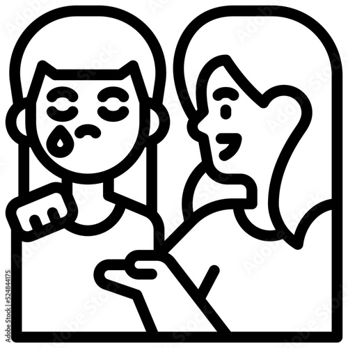 encourage outline icon