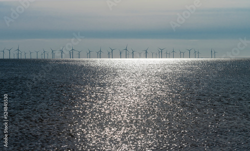 Windpark im IJsselmeer Niederlande photo