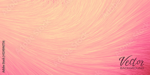 Abstract colorful vector background. Bright orange and pink fur texture.