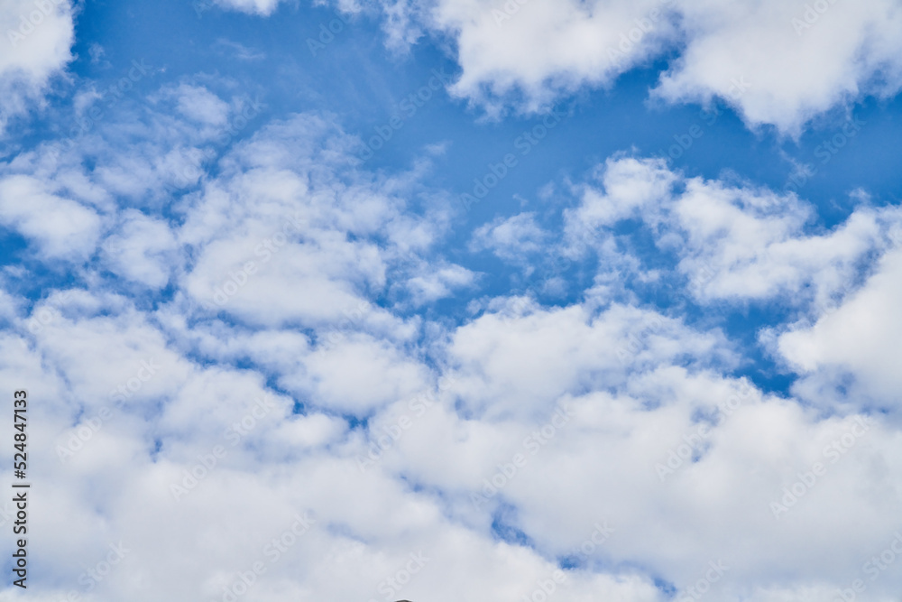 Beatiful blue sky with clouds on a sunny day Beatiful blue sky with clouds on a sunny day