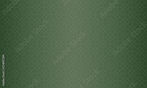 Arabic traditional motif texture background. Elegant luxury backdrop vector with Islamic themed decorative ornament pattern. Dark green gradient with geometric and octagonal line motif illustration.