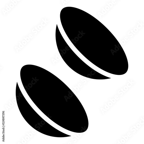 CONTACT LENS glyph icon