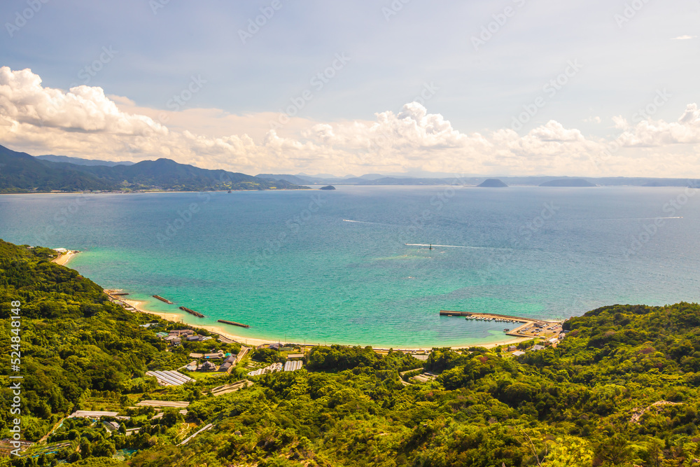 福岡県　立石山から望む糸島の絶景
