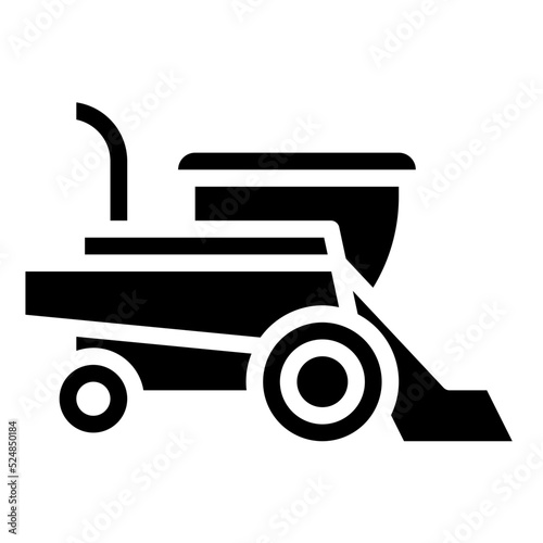 HARVESTER glyph icon