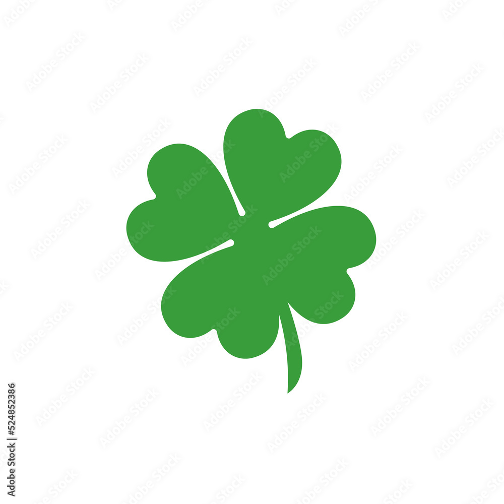 four leaf cover vector good luck symbol. four leaf cover vector good luck symbol.