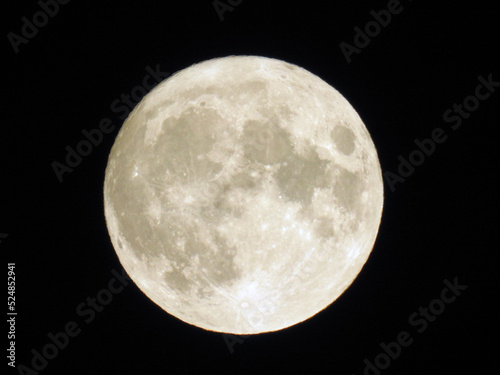 Luna llena astros nocturnos