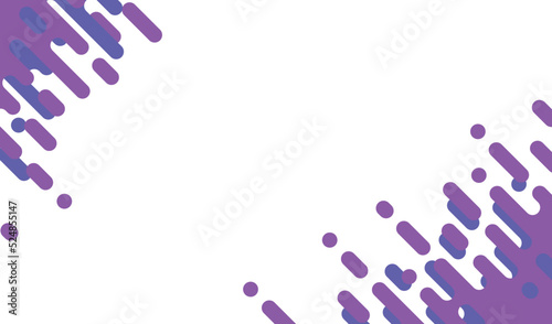 Abstract pattern purple blue Rounded Lines Halftone Transition. on white background , vertical rounded stripes.