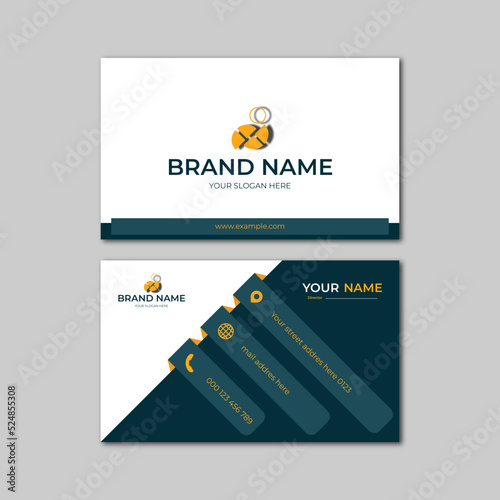 elegant modern business card design template