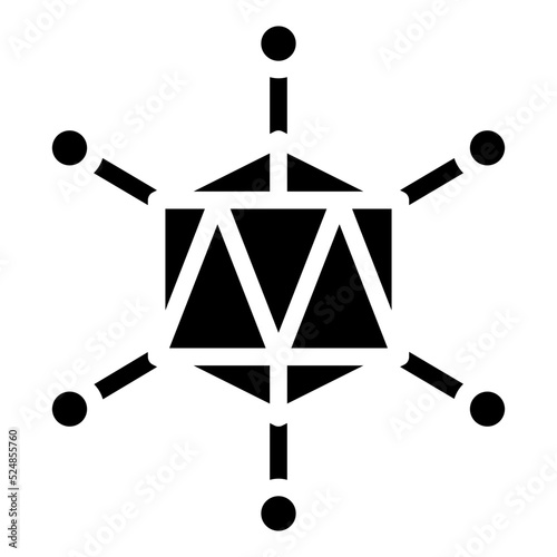 ADENOVIRUS glyph icon